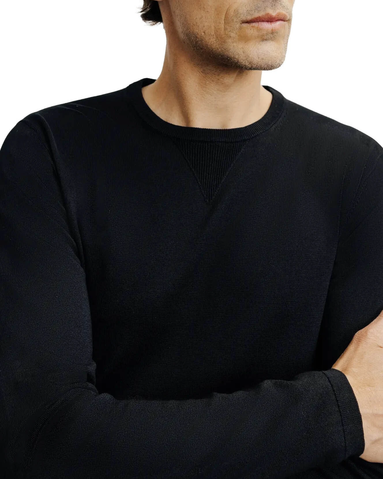 Long-sleeved Round-neck Sweater Gallery