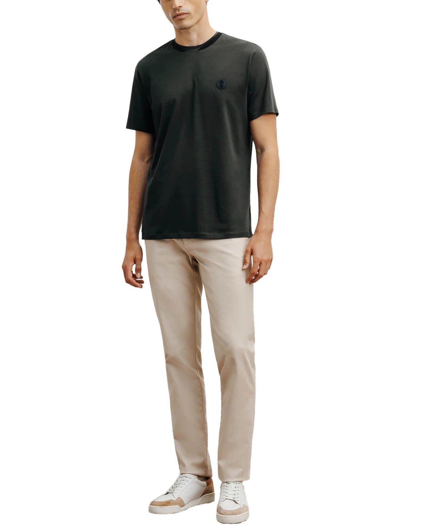 Teddy-neck Short Sleeve T-shirt Gallery