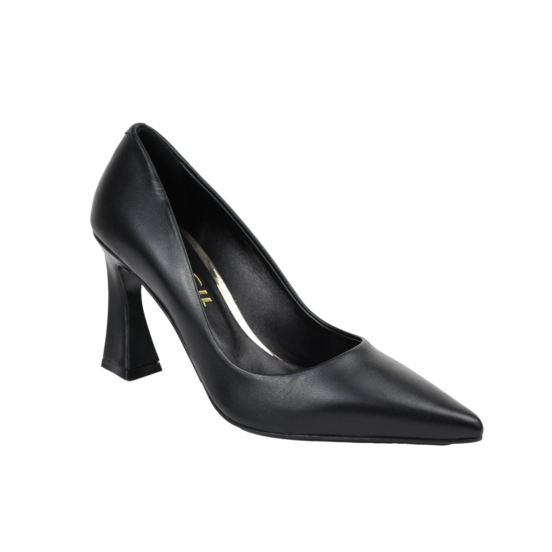 Pointed-Toe High Heels With Flared Heel Gallery