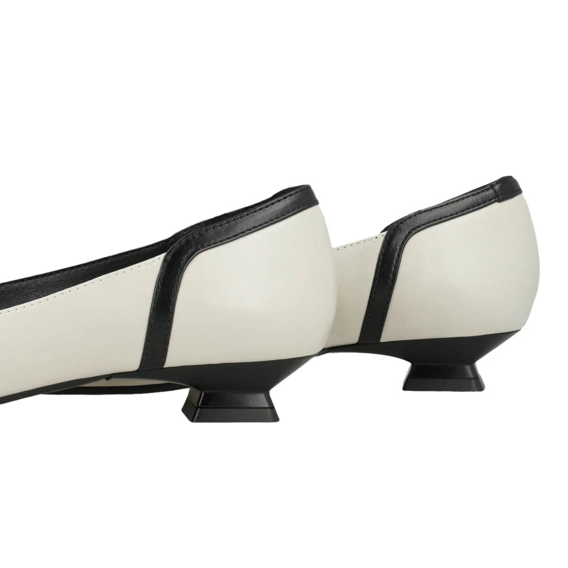 Two-Tone Block Heel Pump Gallery