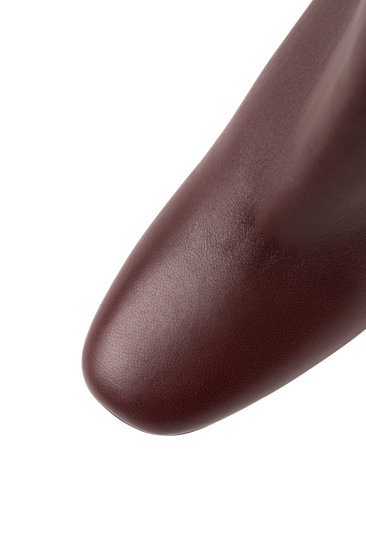 Flared Heel Leather Ankle Boots Gallery