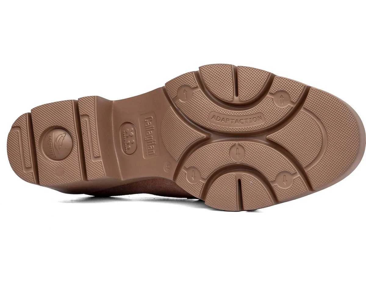 Suede Heeled Loafer With Chain Detail Gallery