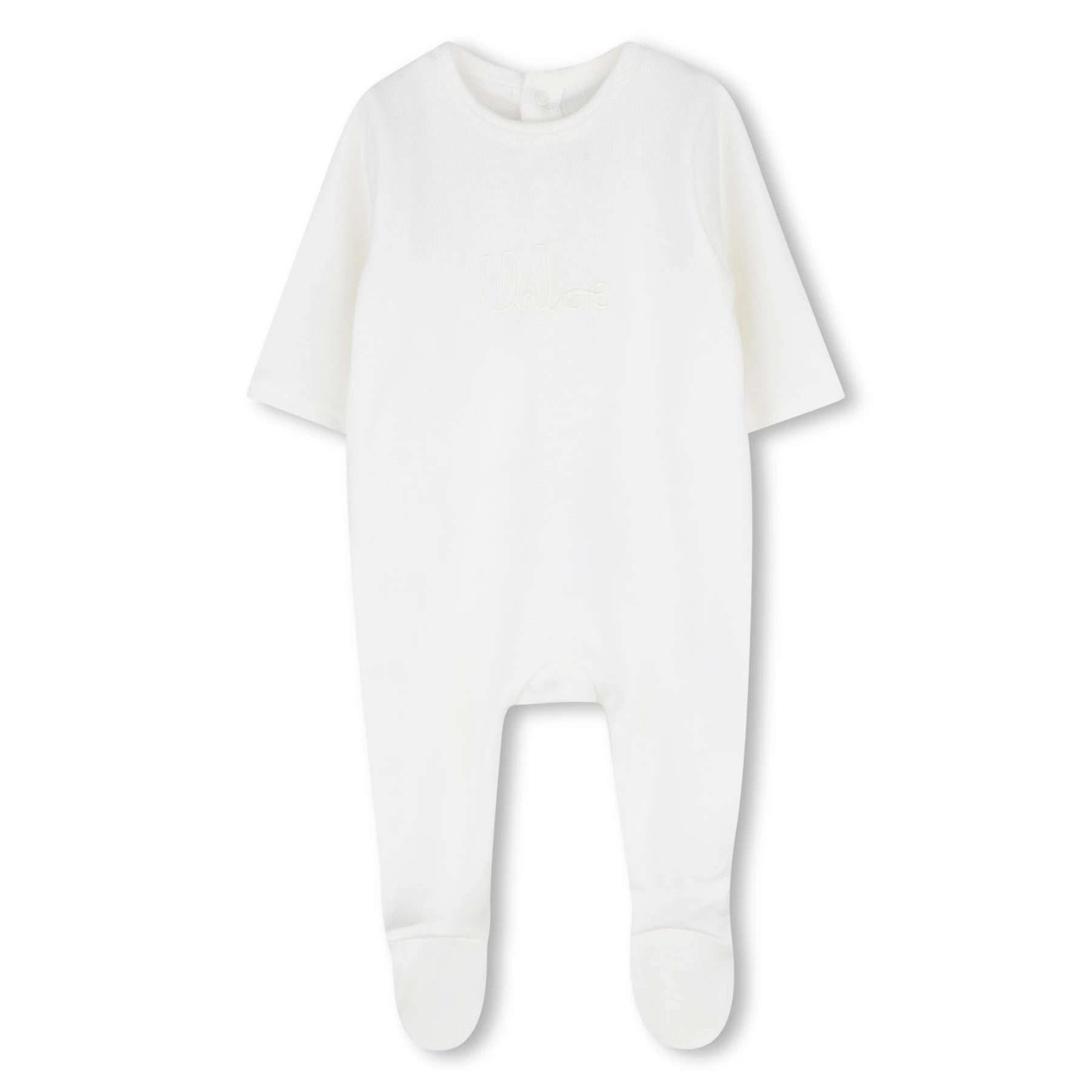 VELVET AND RIB JERSEY PYJAMAS SET - 2 PIECES Gallery