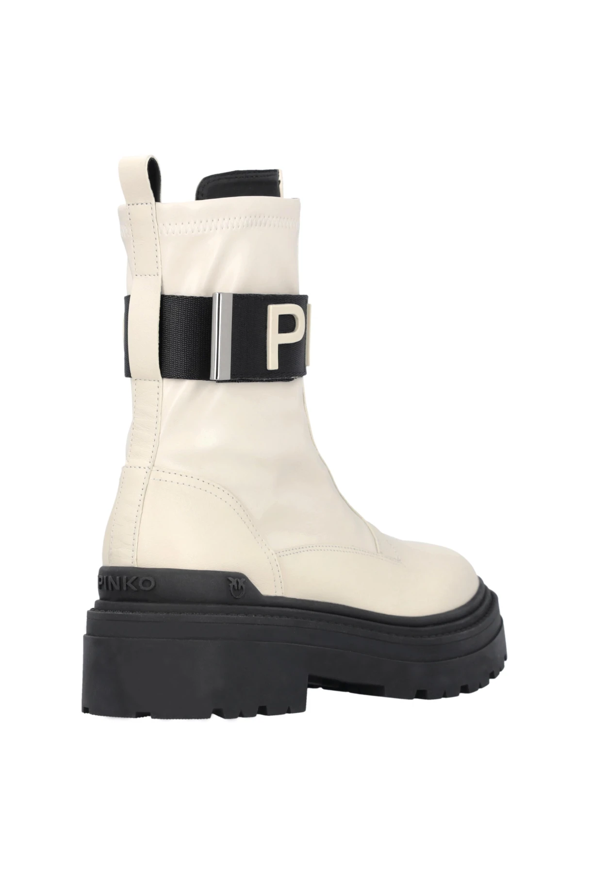 Platform boots with PINKO lettering logo Gallery