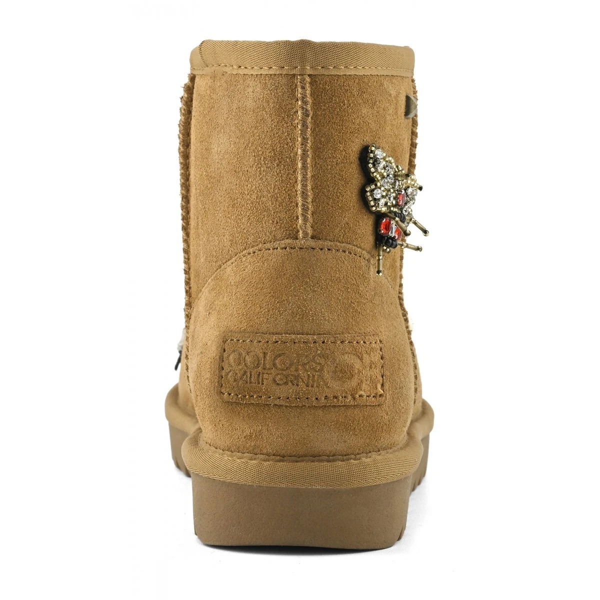 Cow Suede Winter Boot With Patches Gallery