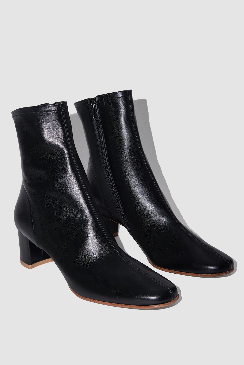 Square-Toe Mid-height Ankle Boots Gallery