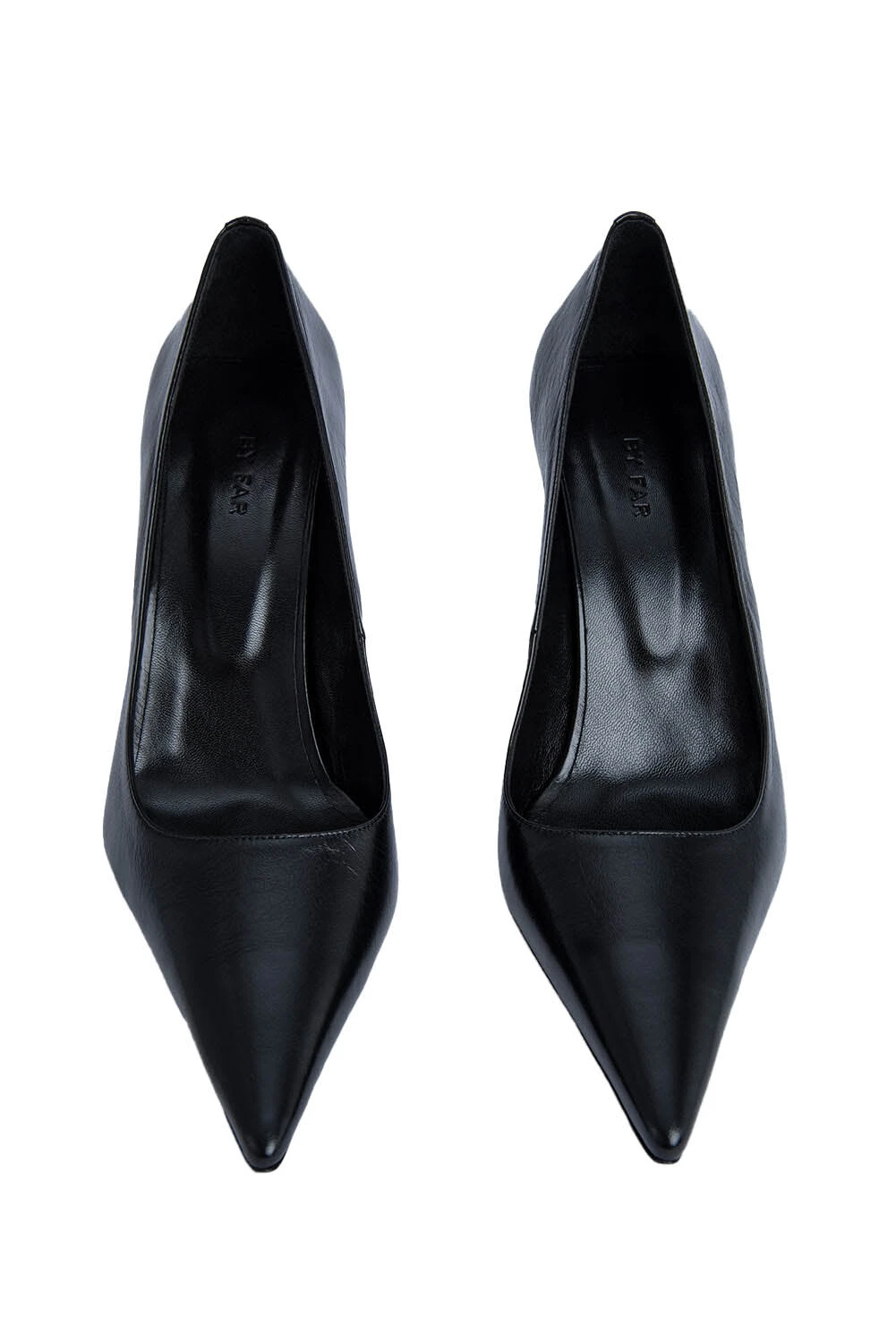 Pointed-toe Pump with Sculptural Flared Heel
 Gallery