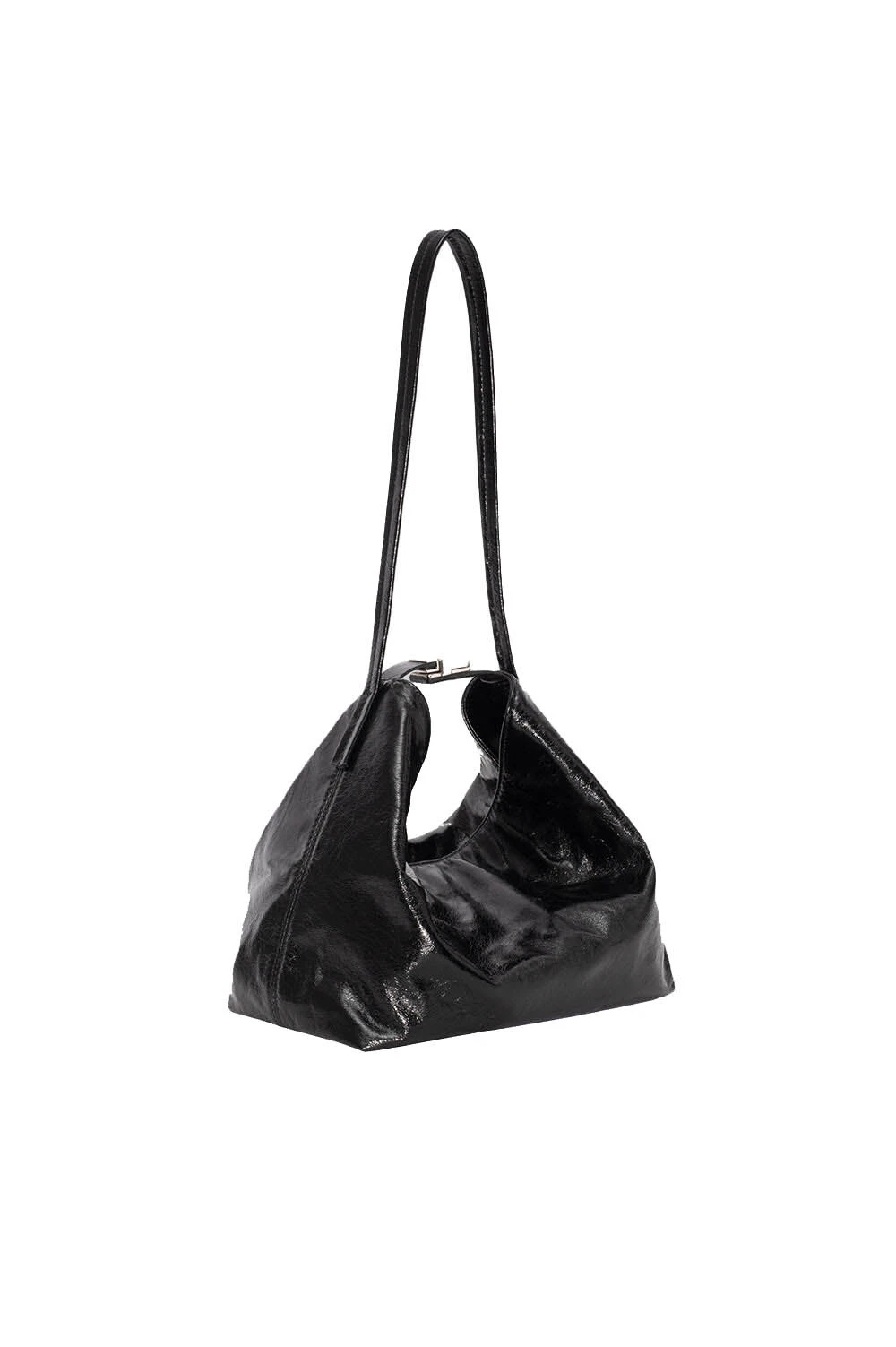 Creased Calf Leather Hobo Bag Gallery