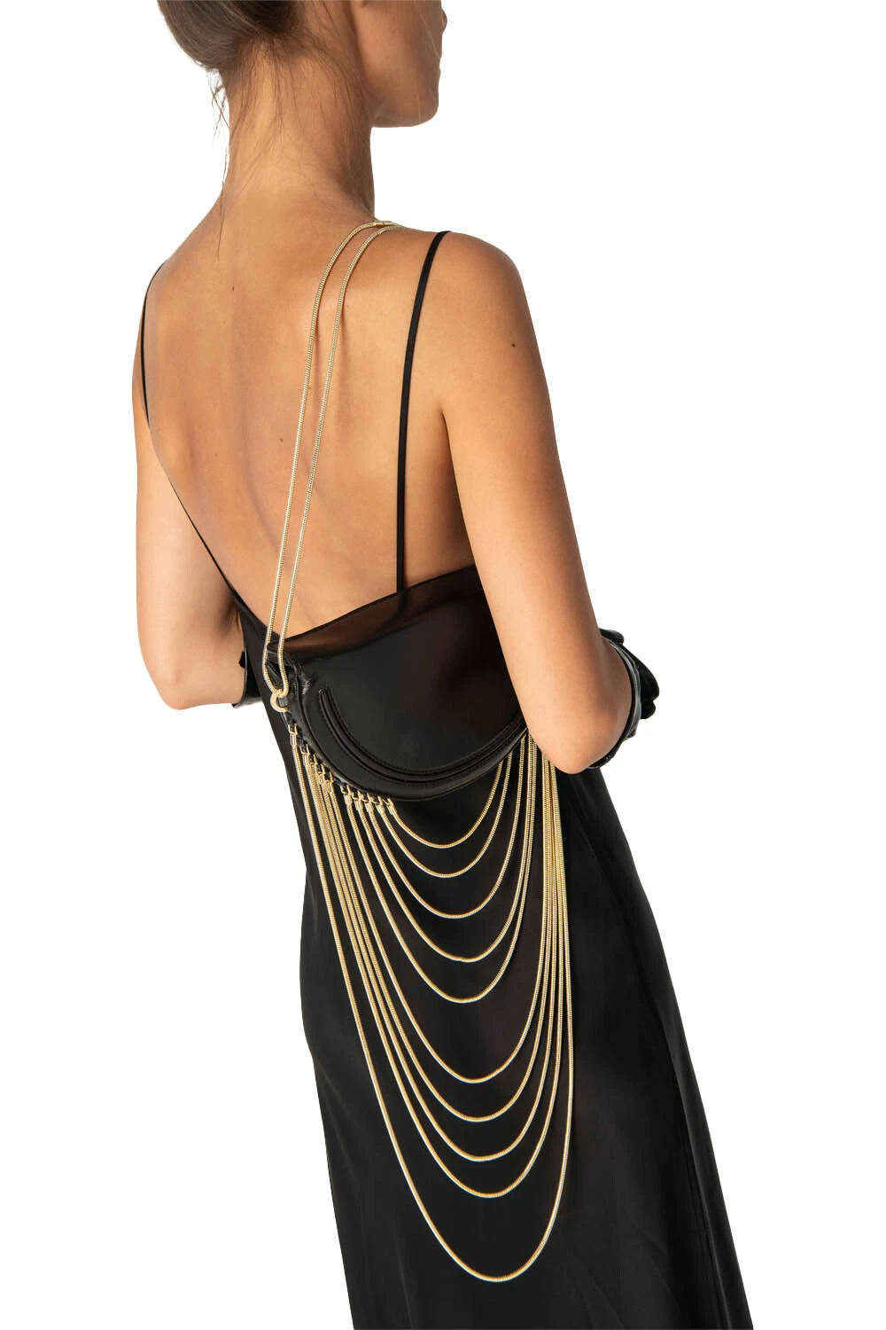 Glossy Textured Leather Shoulde Bag Gallery