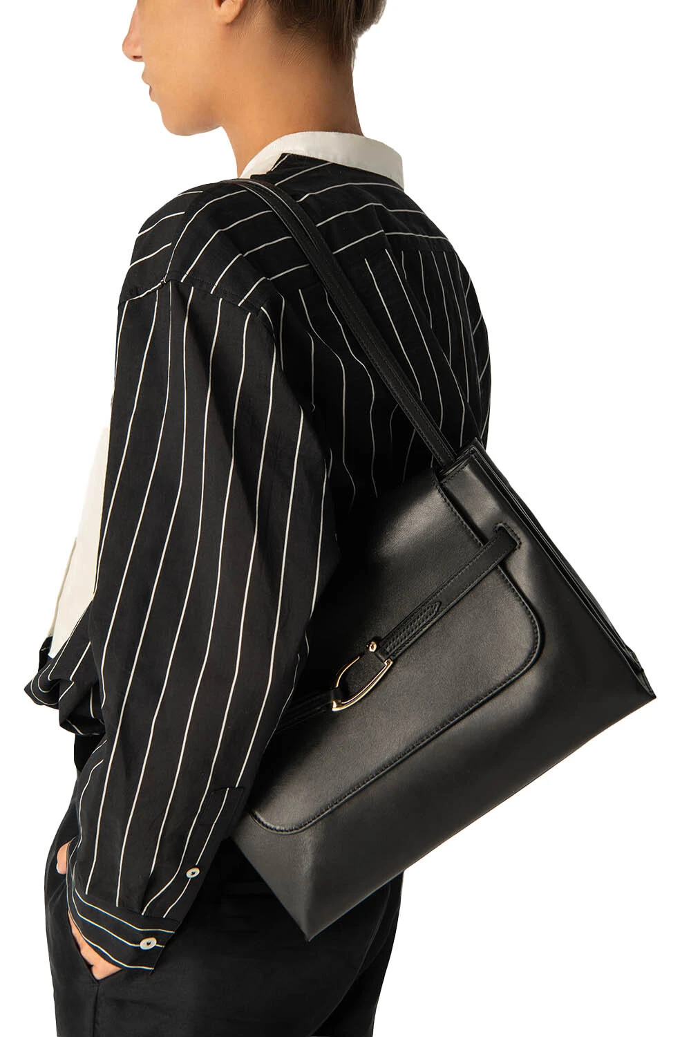 Rectangular Nappa Leather Shoulder Bag Gallery