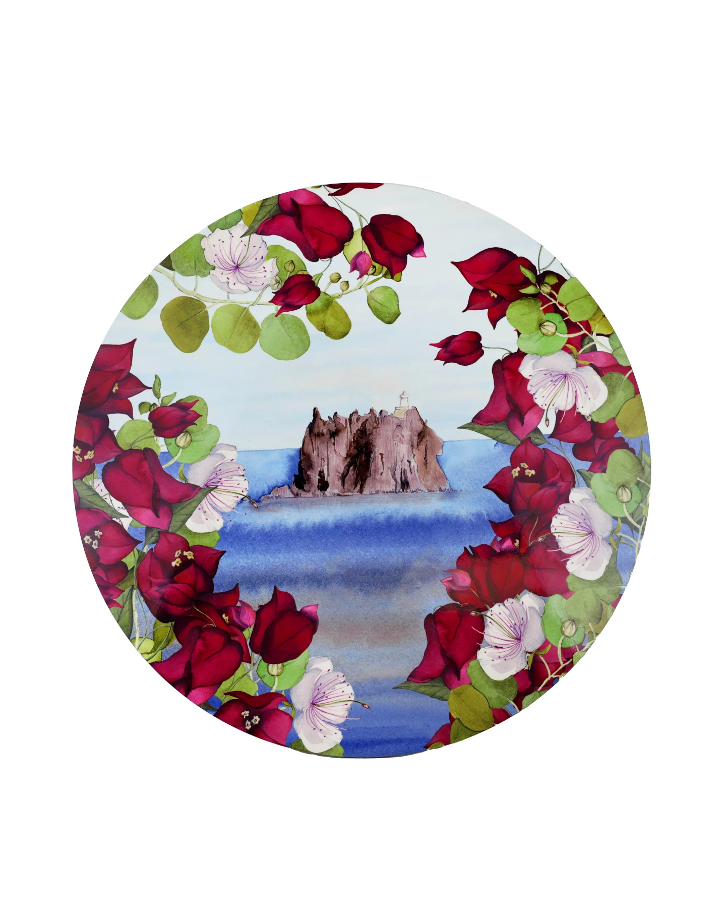 SET OF 2 WOOD AND CORK PLACEMATS Ø 34 CM Gallery