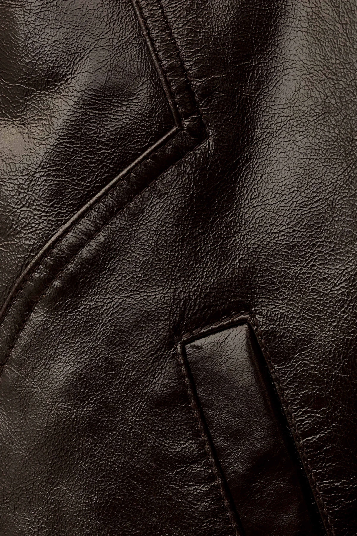 Boxy Style Leather Jacket Gallery