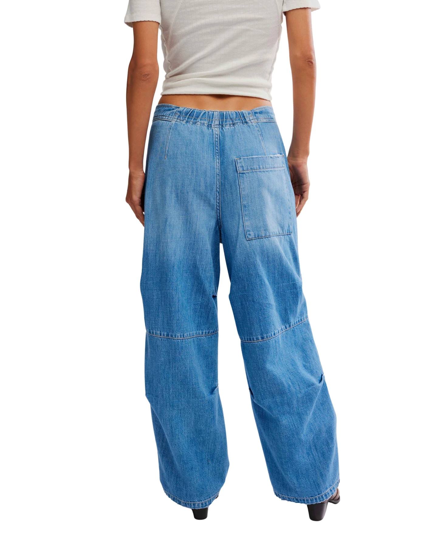 Logan Cincheg Cargo Jeans with Drawstring Waist Gallery