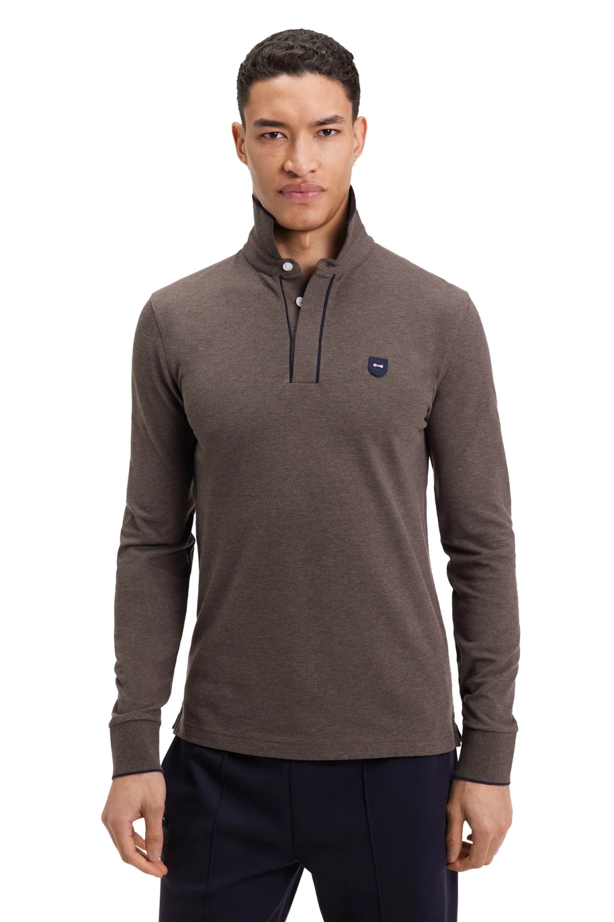 Long-sleeved Slim Fit Polo Gallery