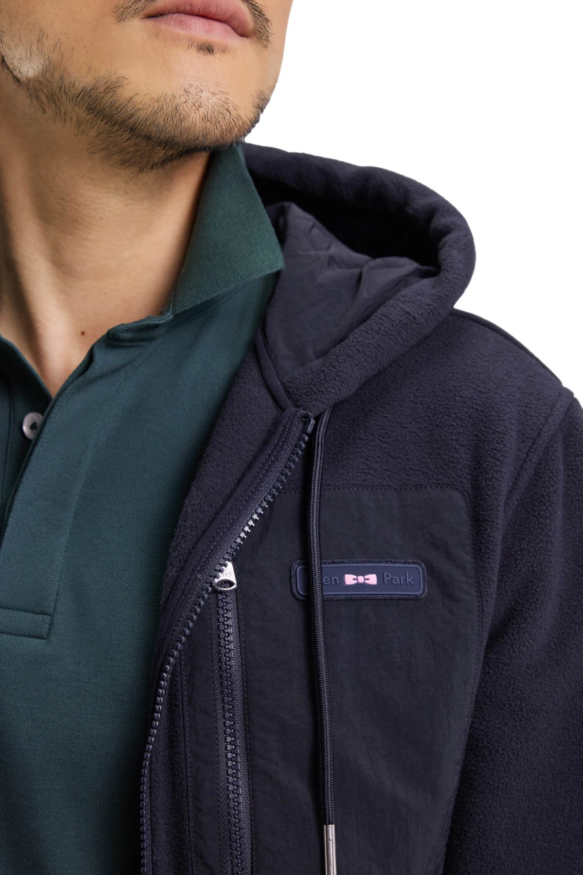 Straight-Cut Cotton-Blend Sweater with Round Neck Gallery