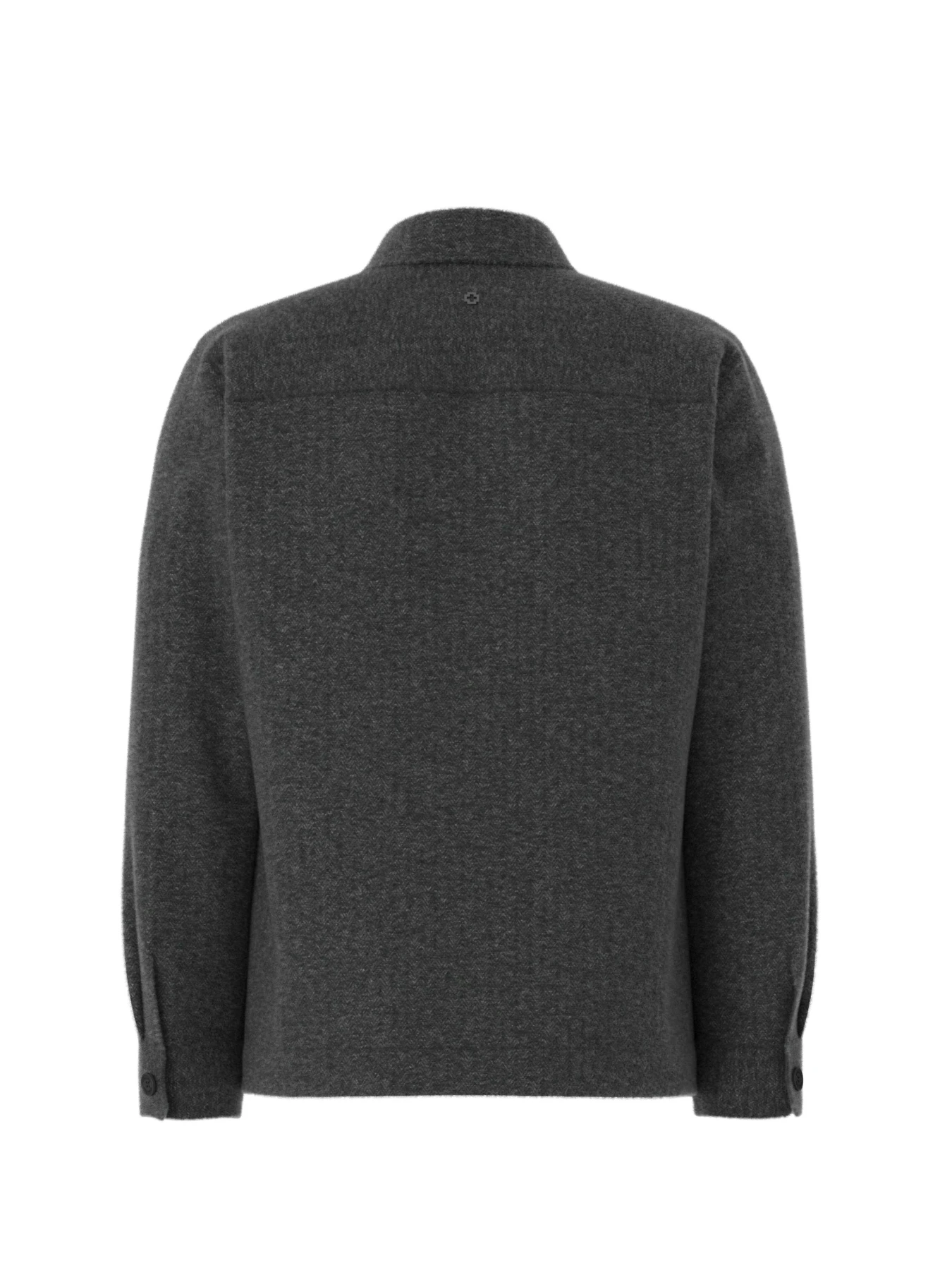 Textured Herringbone Shirt with Chest Pockets Gallery