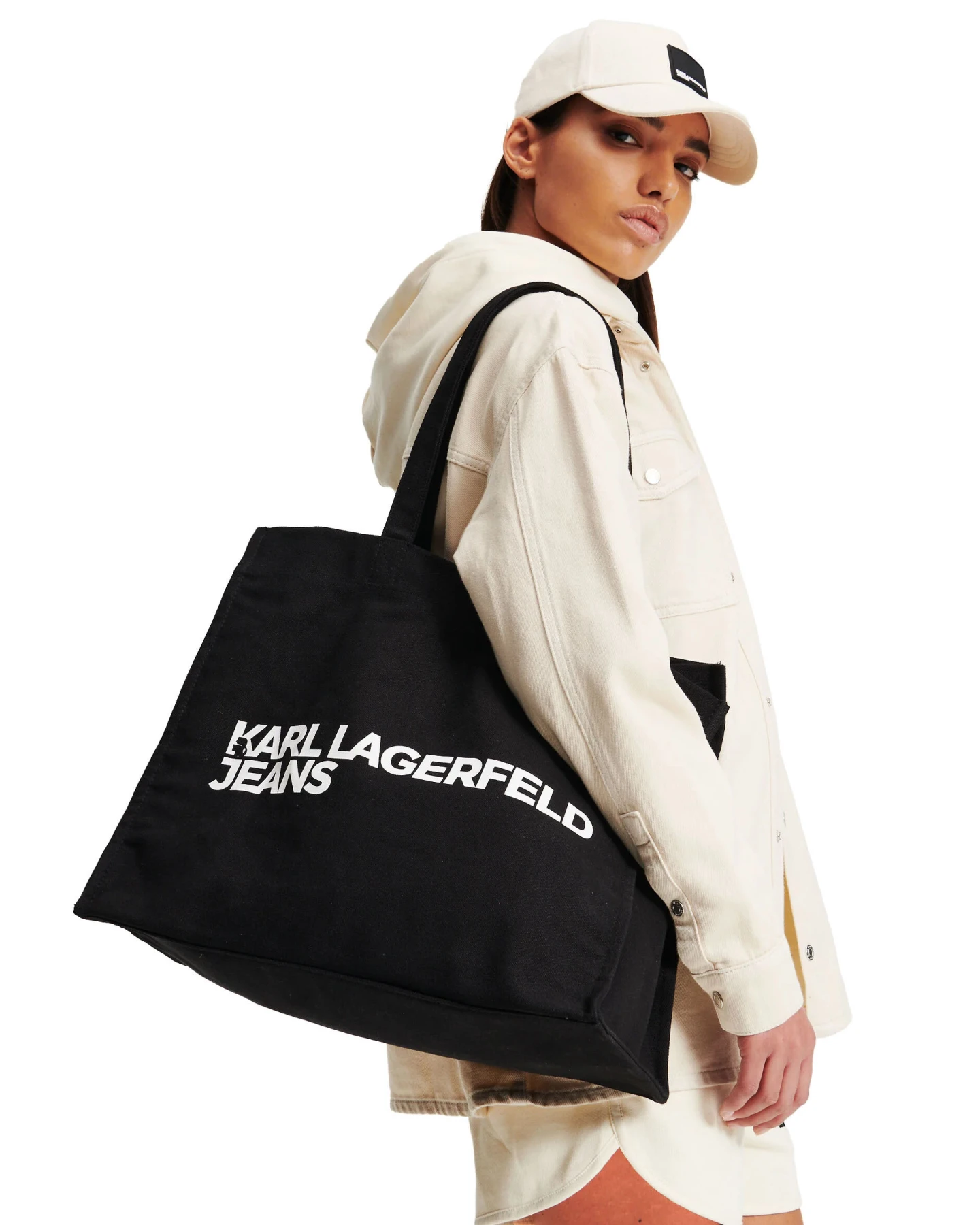 Logo Cotton Shopper Bag Gallery