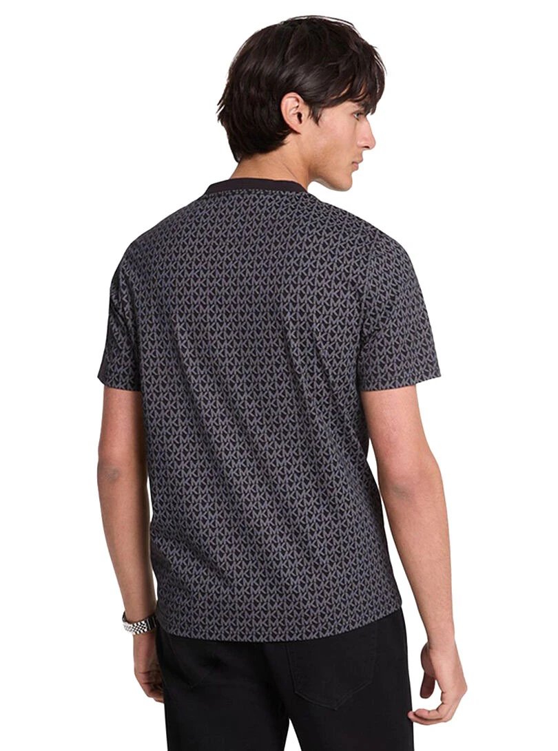 Signature Logo Print Cotton Jersey T-Shirt Gallery