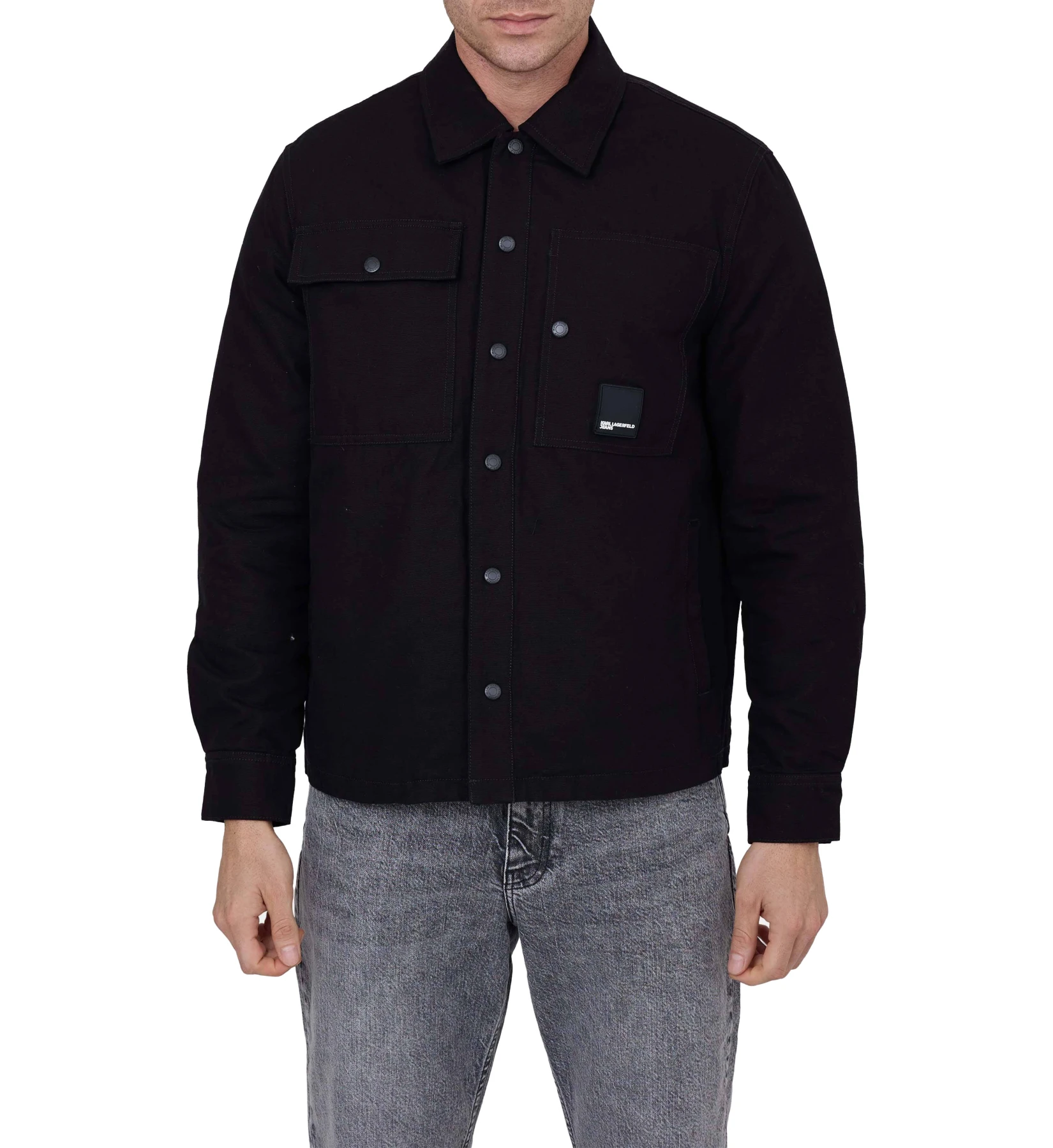 Long Sleeves Shirt  with Logo Patch Gallery