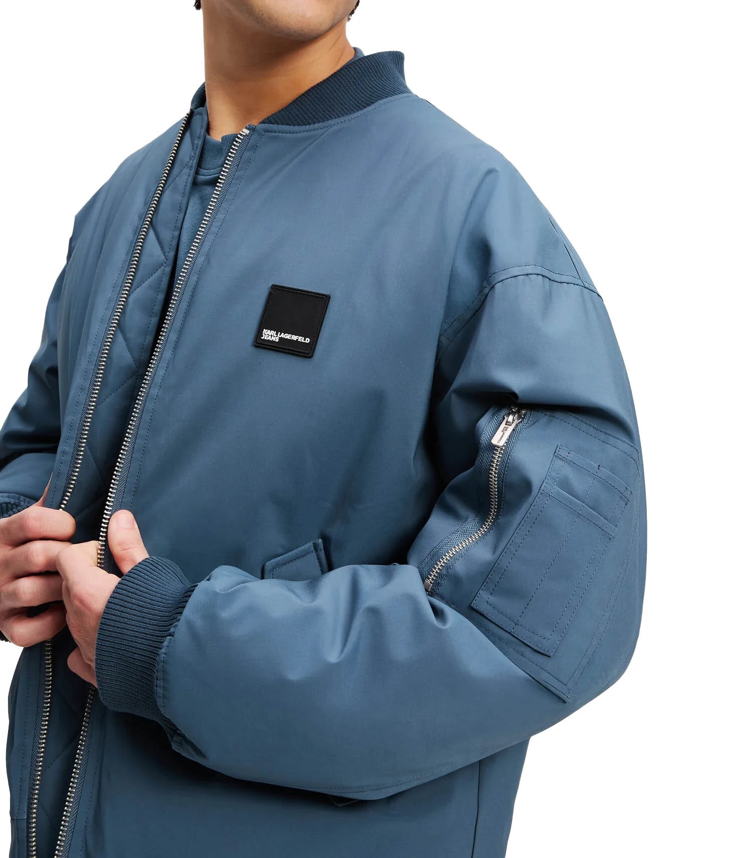 Lightly Padded Bomber Jacket Gallery
