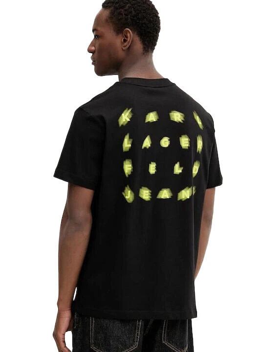 Short Sleeve T-shirt with Blurred Back Design Gallery