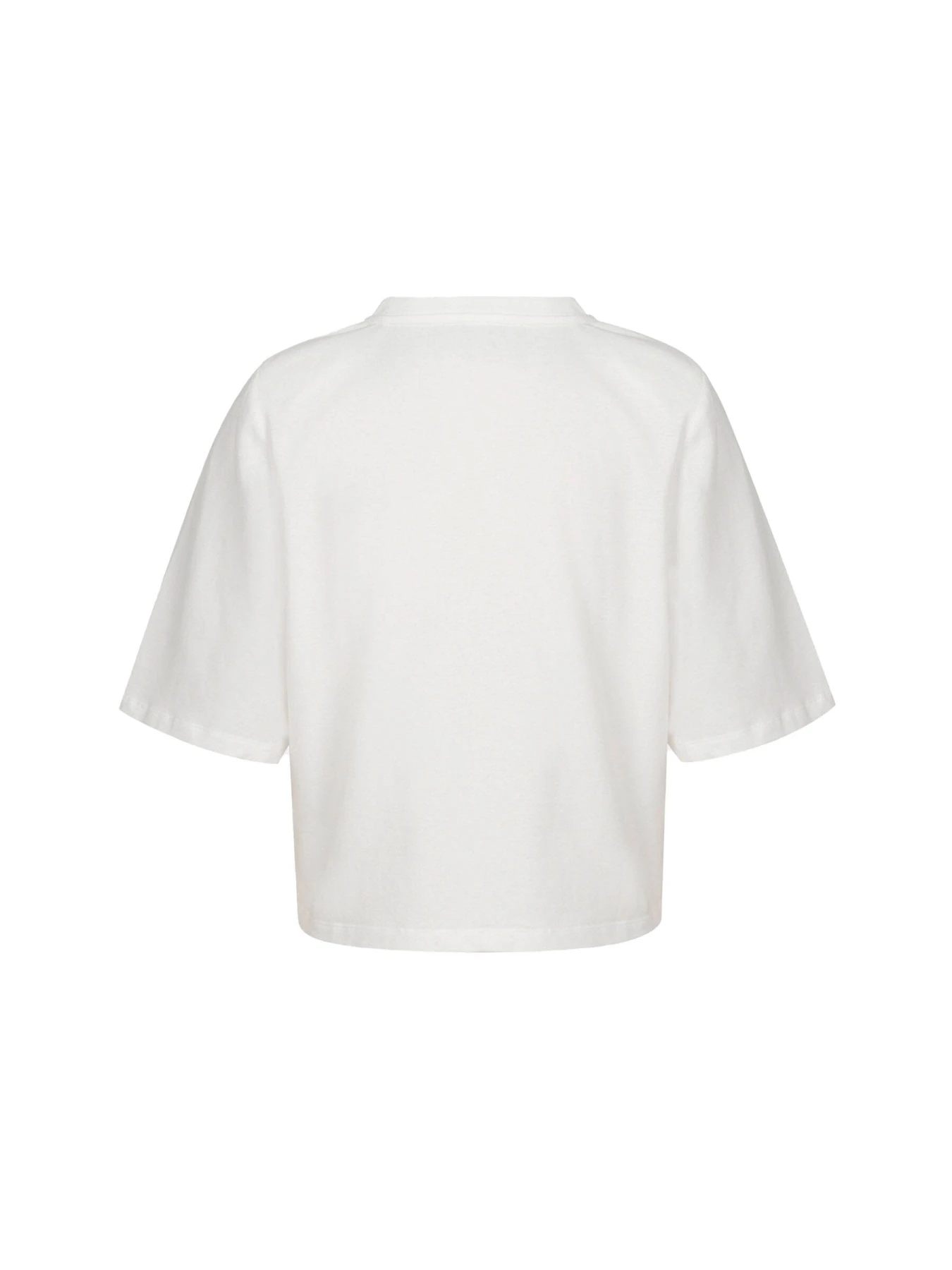 Oversized Short Sleeve T-shirt with Shoulder Pads Gallery