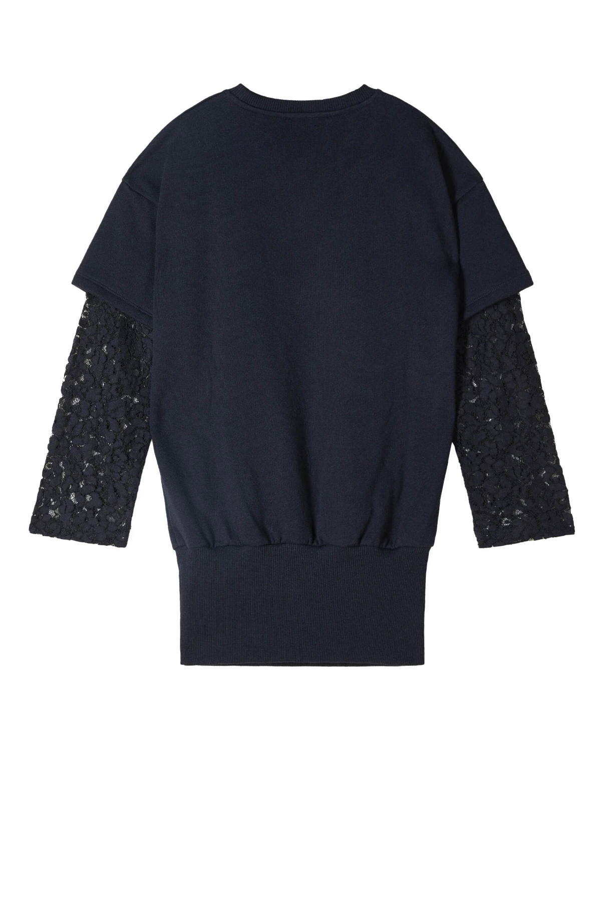 Sweatshirt Dress with Embroidered Logo Gallery