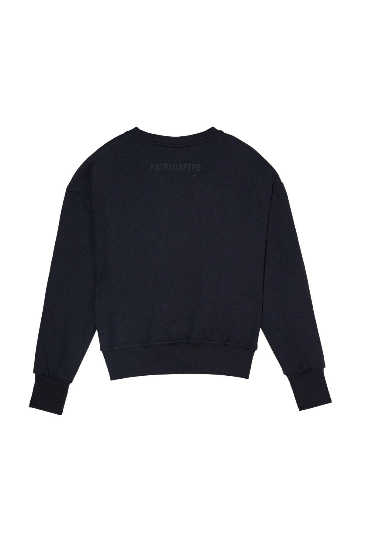 Sweatshirt with Sequin Fly Logo Gallery