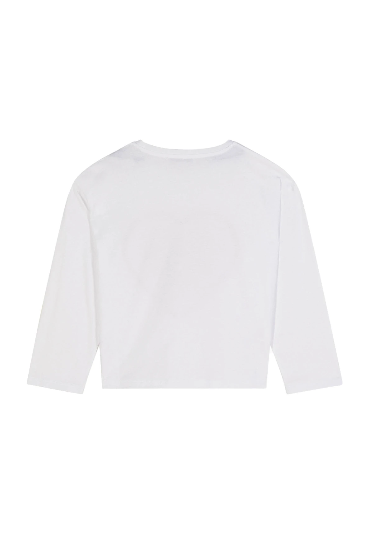 Long-sleeve T-shirt with a Heart-shaped Logo Print. Gallery