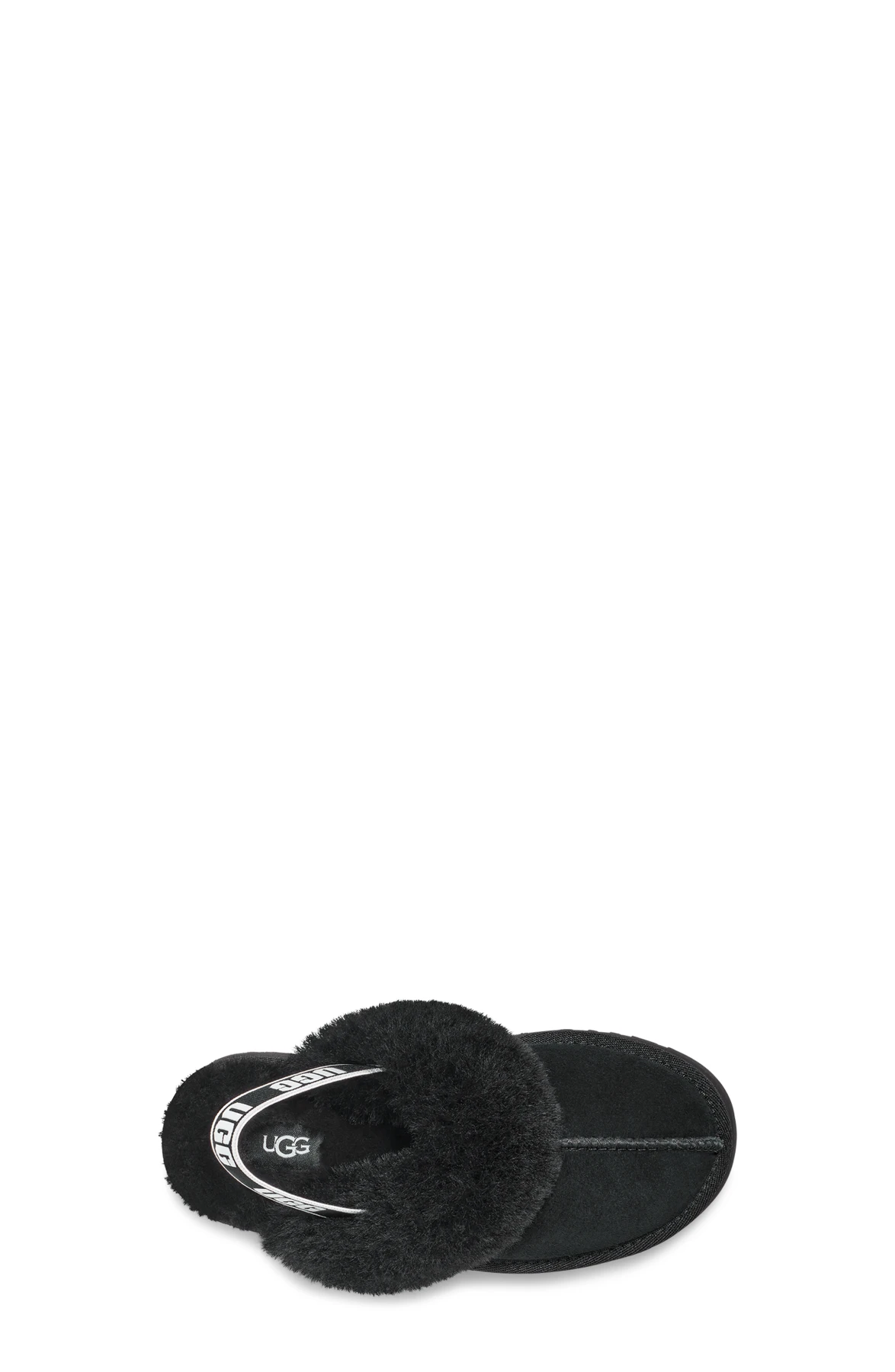 Funkette Suede Slipper with Slingback Strap - Junior Gallery