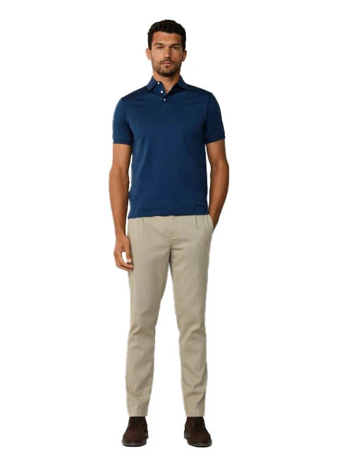 Classic Fit Short Sleeve Jersey Knit Polo Gallery