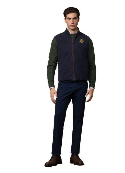 Crest Fleece Zip Vest Sweat Gallery