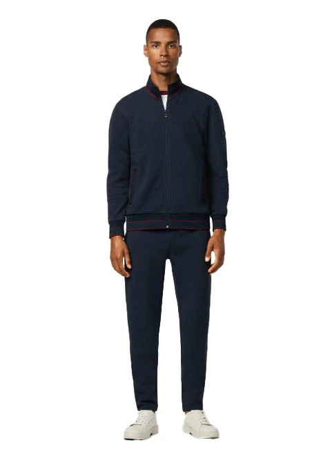 Sporty Stand-Collar Knit Bomber Gallery