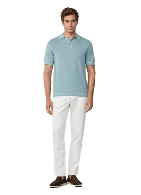 Textured Knit Polo Gallery