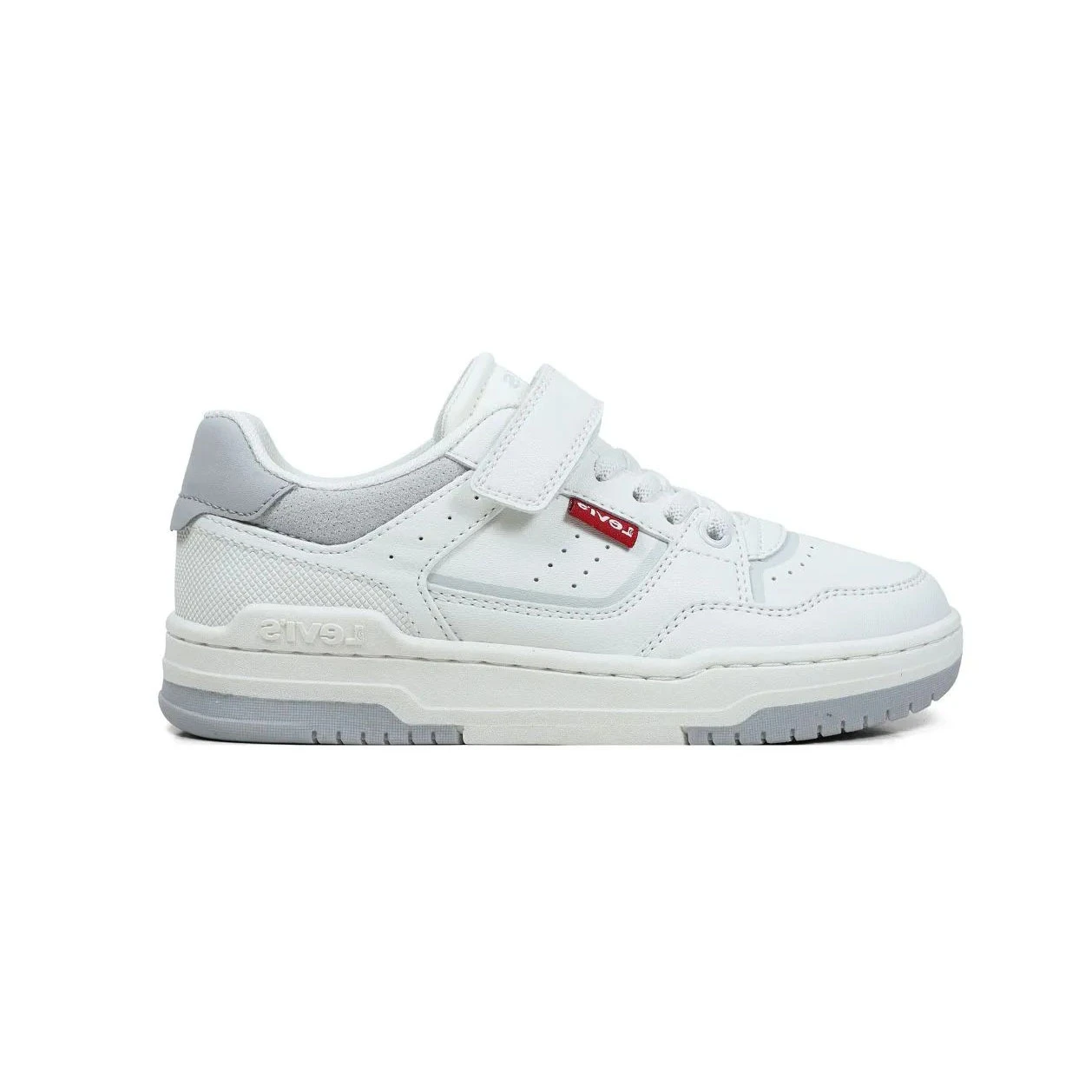 Low-Top Sneakers with Hook-and-Loop Fastener - Junior Gallery