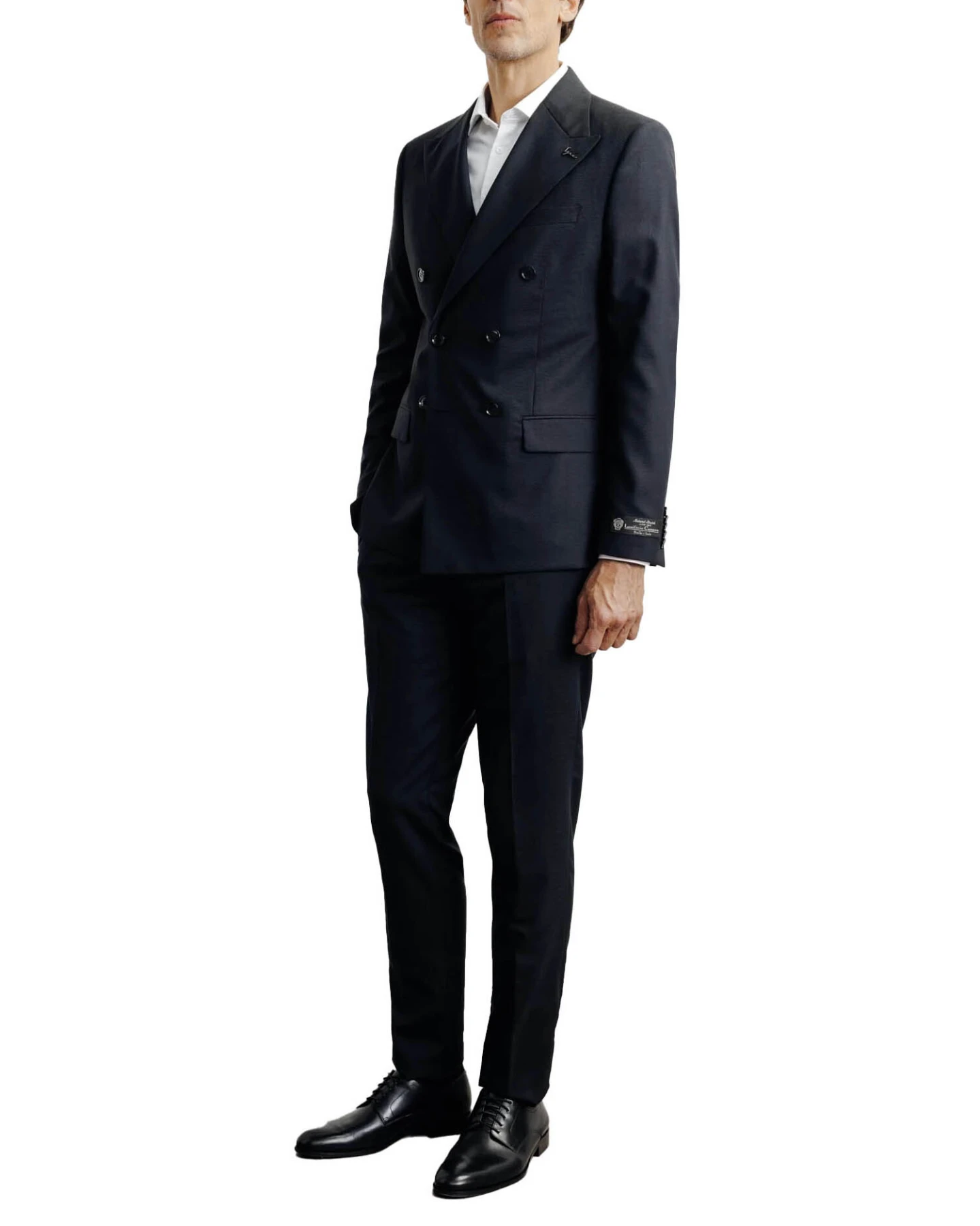 Wool 6-button Double-Breasted Suit Gallery