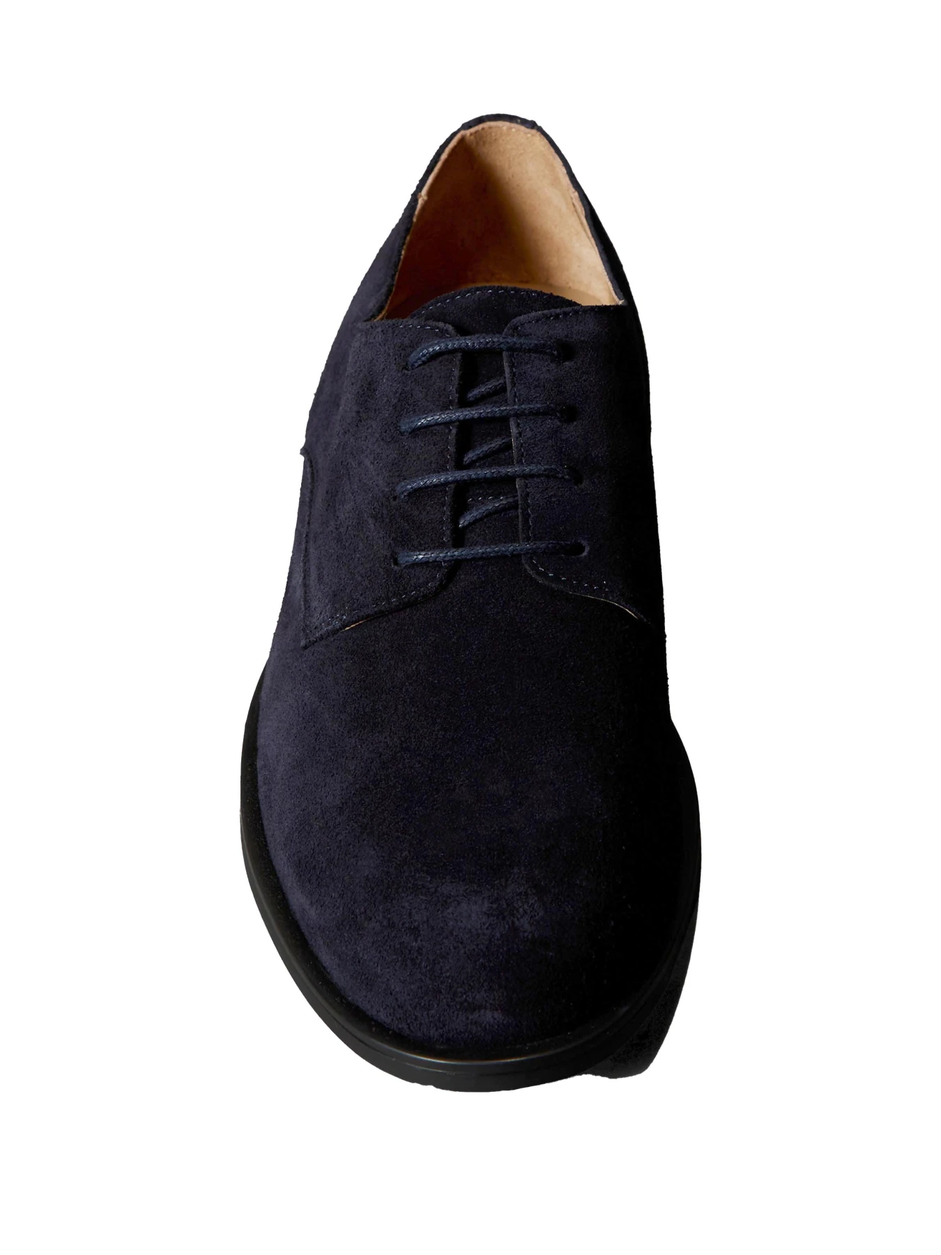 Suede Cushioned Derby Lace-Up Shoes Gallery