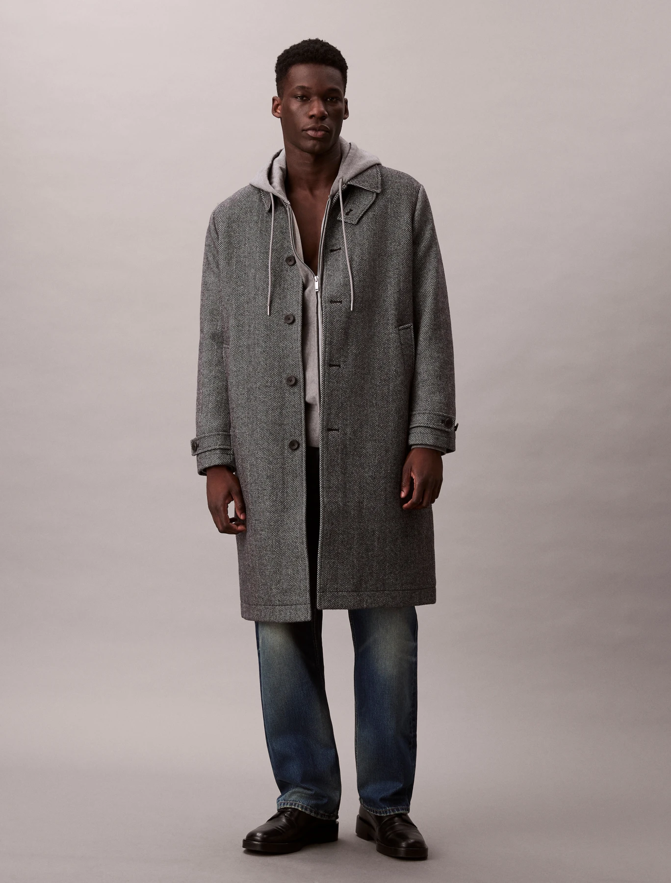 Tech Wool Blend Coat Gallery