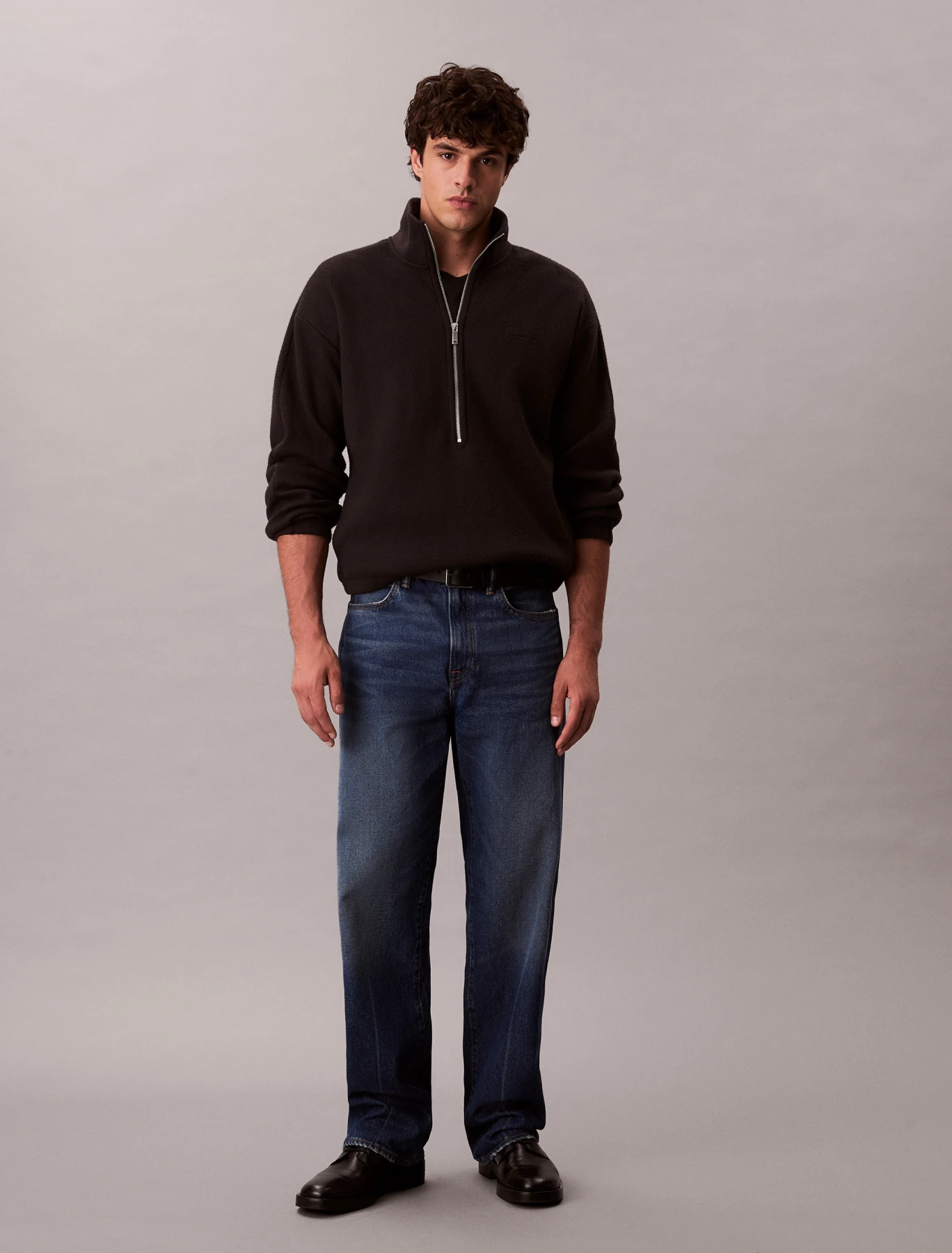 Oversized Half Zip Sweatshirt Gallery