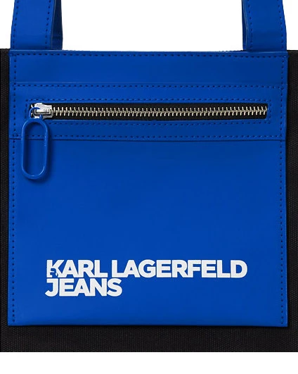 Contrast Pocket Canvas Tote Bag Gallery