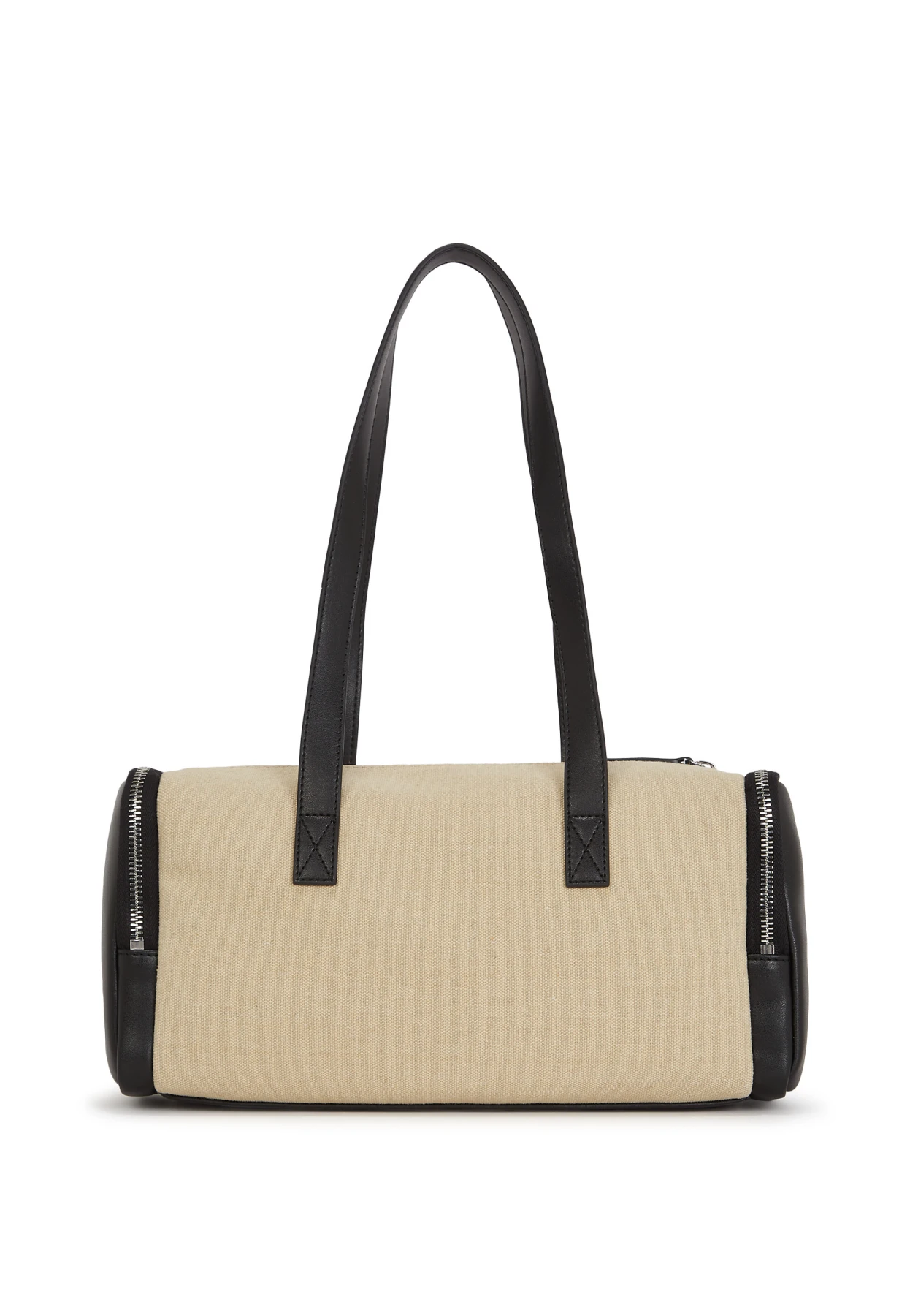Canvas & Leather Utility Shoulder Bag Gallery
