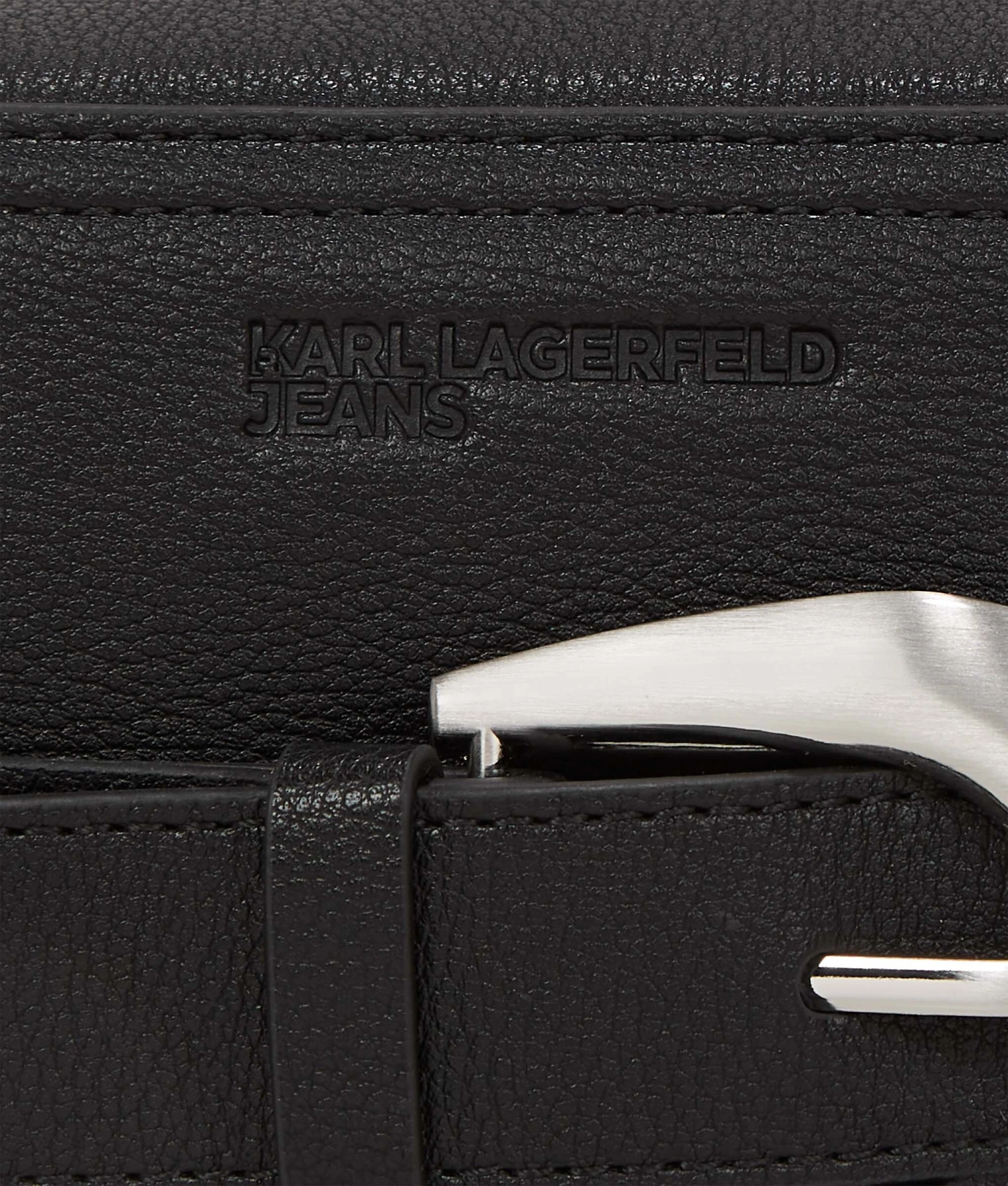 Leather Camera Bag with Western Buckle Detail Gallery