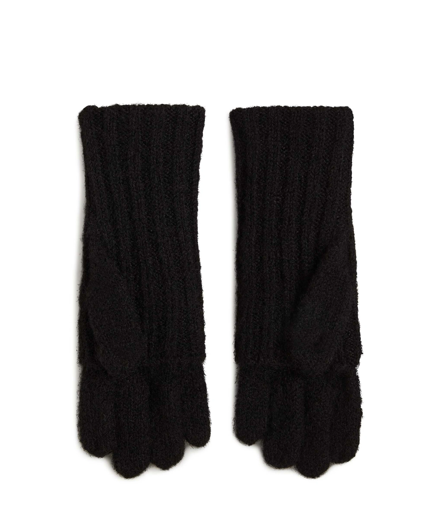 Ribbed Winter Gloves wth Karl Ikon Gallery