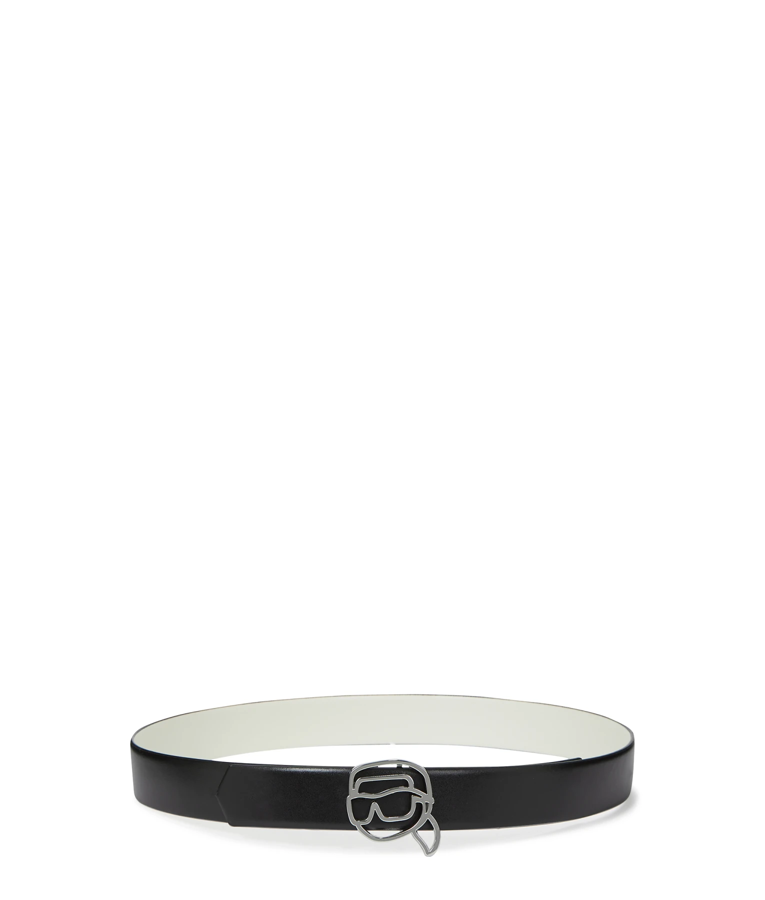 Silhouette Buckle Leather Belt Gallery