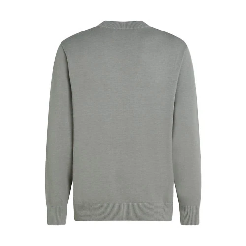 Crewneck Sweatshirt with Minimal Chest Graphic Gallery