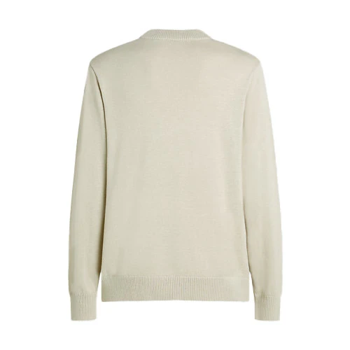 Mock Neck Sweater with Embossed Logo Gallery