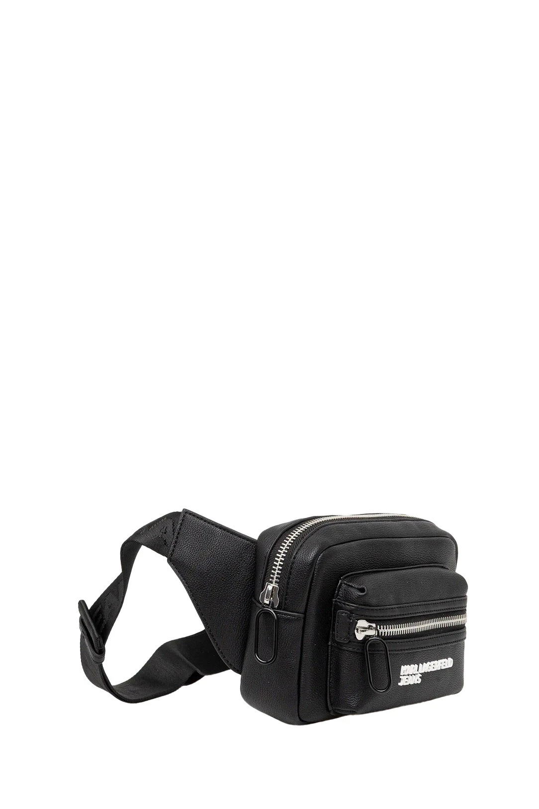 Logo Front-Zip Leather Belt Bag Gallery