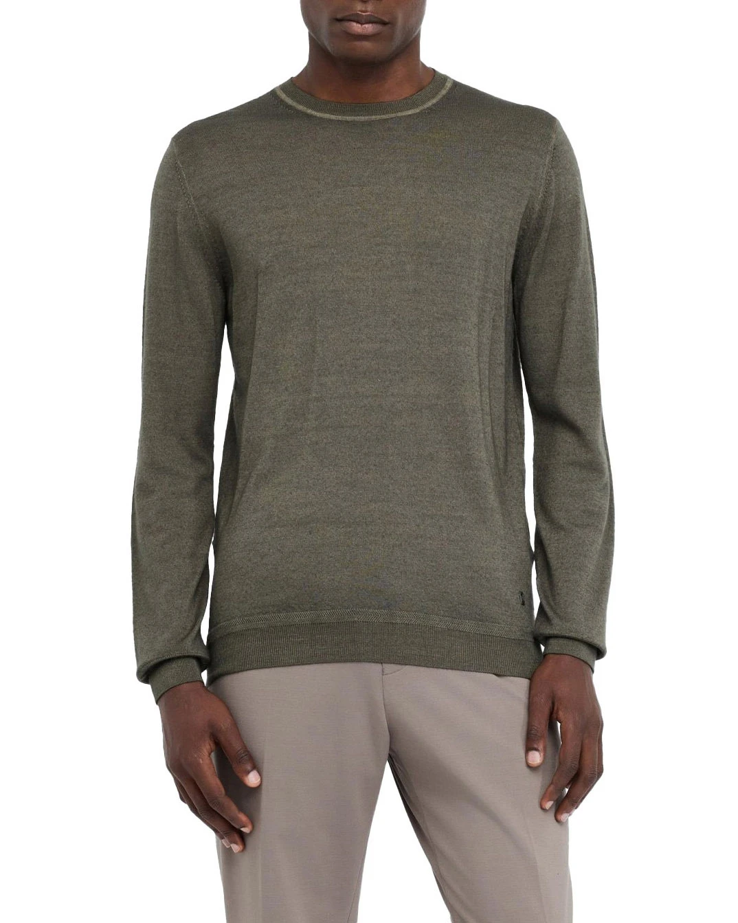 Wool Jumper With Ribbed edges Gallery