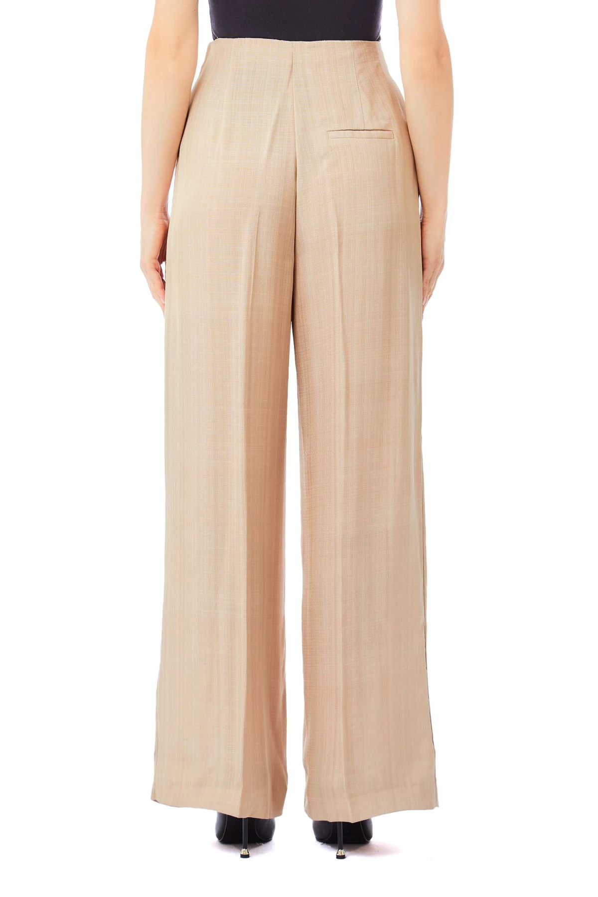 Wide Leg Trousers with 2 Buttons Gallery