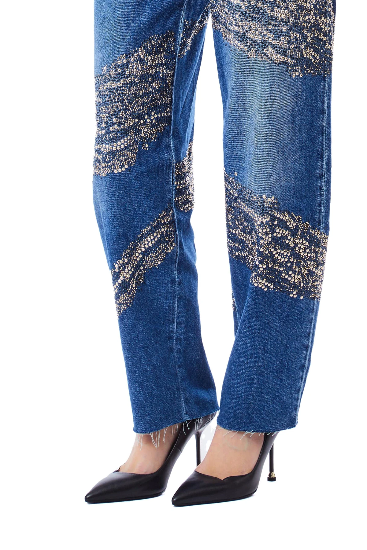 Balloon Jeans with Studs and Gemstones Gallery